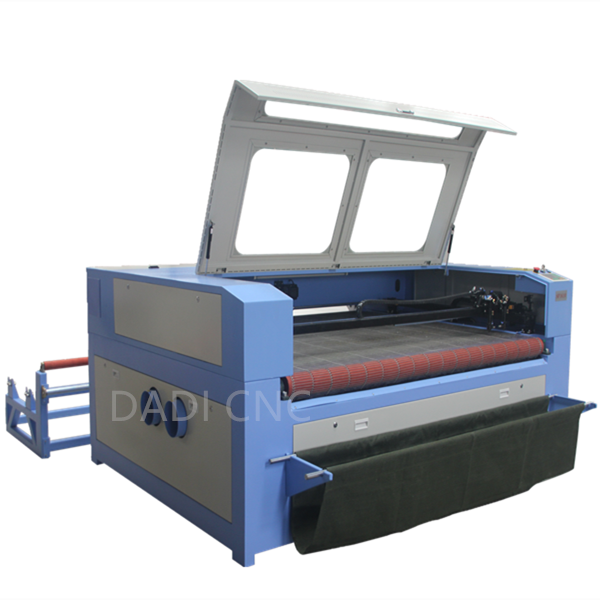 China wholesale 1325 4 Axis 180 Degree - Fabric Auto Feeding Laser Cutting Machine DA1610F 1 – Geodetic CNC