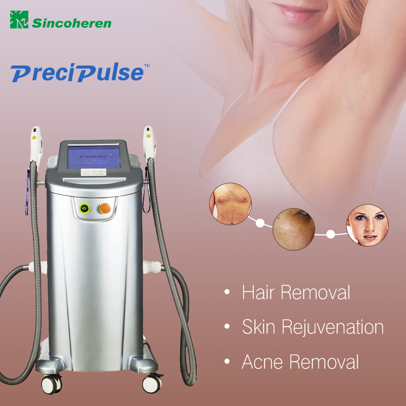Vertical Preci-pulse IPL Therapy Systerm SHR Skin Rejuvenation Hair Removal Machine