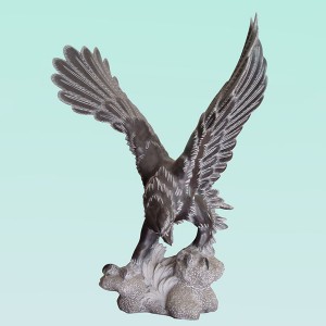 CC254 Limestone Eagle Sculpture