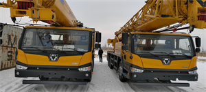 Customer order two units XCMG 25 tons truck crane