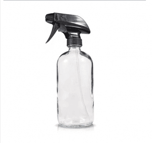 8oz 16oz sanitizer boston round glass bottle with pump screw cap