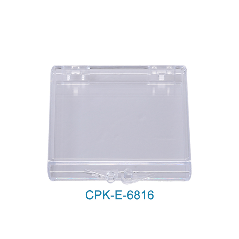 Custom Plastic Transparent Box with Button CPK-E-6816