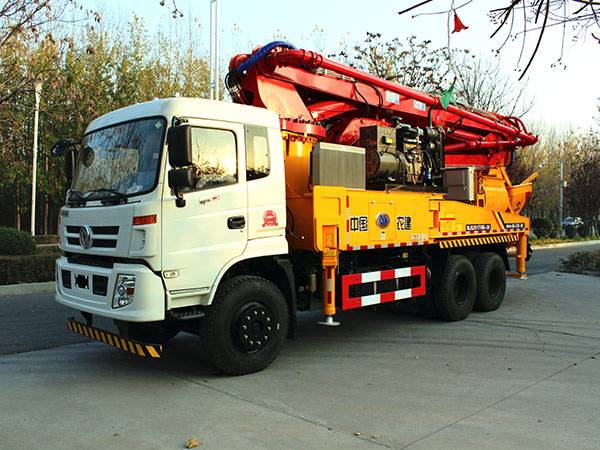 38 meter concrete mixing pump truck Featured Image