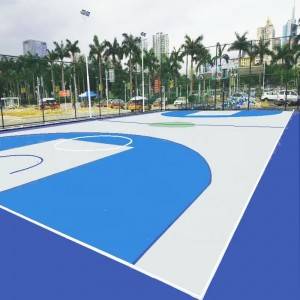 Fixed Competitive Price Rubber Basketball Court Flooring -  Multi-Function Sports Surfaces Basketball Court – Changyue