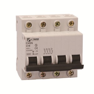 C45 4P  Miniature Circuit Breaker