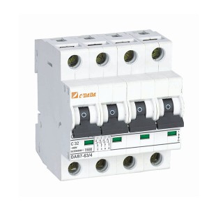 DAB7-100 8kA MCB Switch Miniature Circuit Breaker