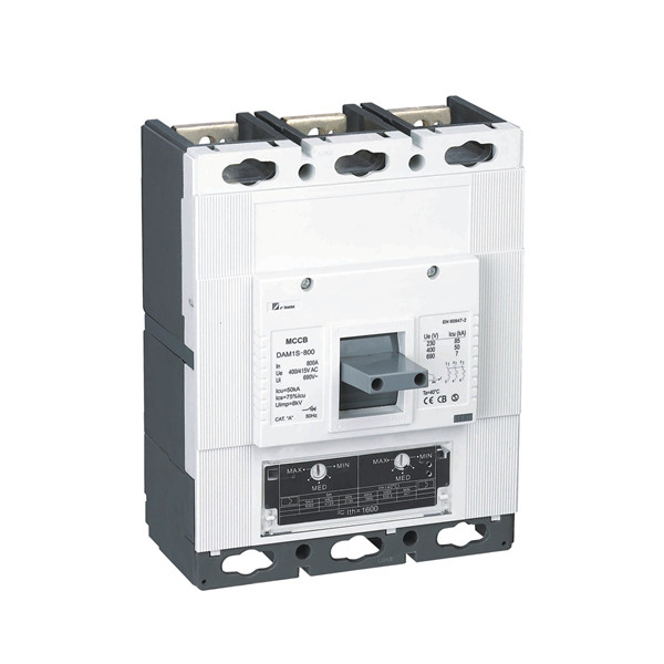 DAM1 Series Thermal And Magnetic Adjustable Type Moulded Case Circuit Breaker(MCCB)