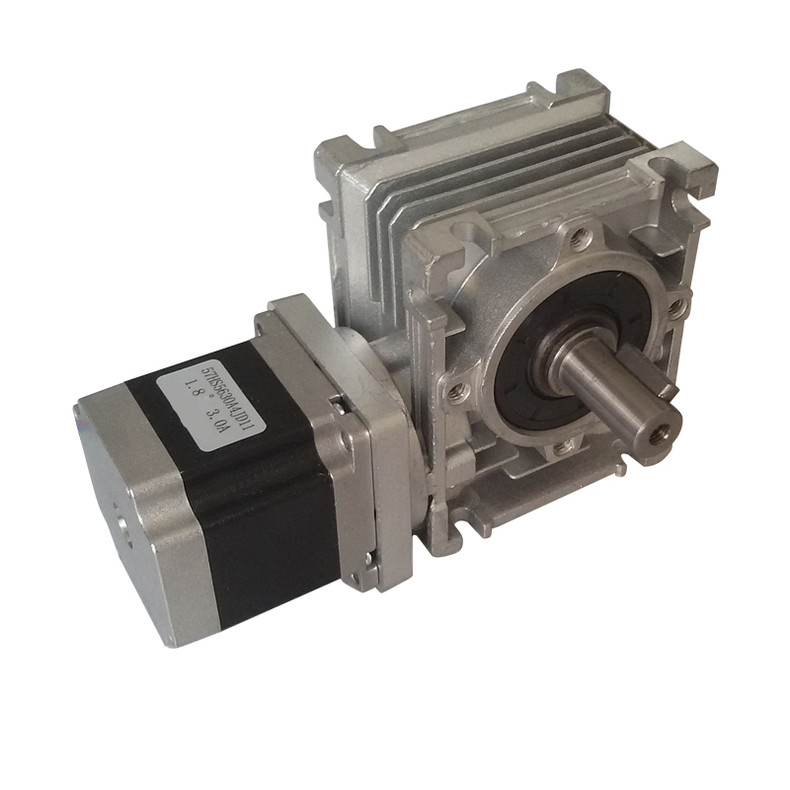 15:1 Worm Gearbox Nema23 Flange Speed Reducer Geared Reduction for Stepper Motor 
