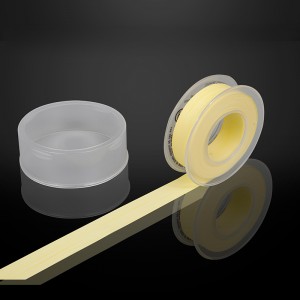 PTFE Thread Seal Tape for Water Pipe, Color Yellow, 25.4mm Width, 0.1mm thickness