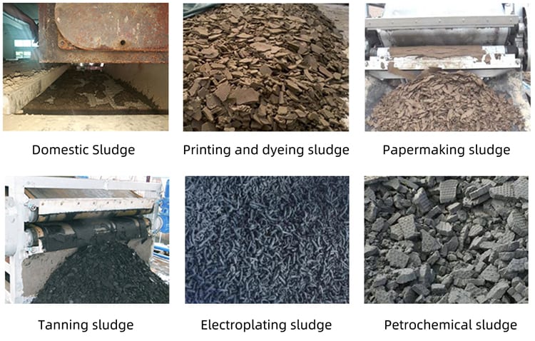Drying and treatment of electroplated sludge in the sludge dryer
