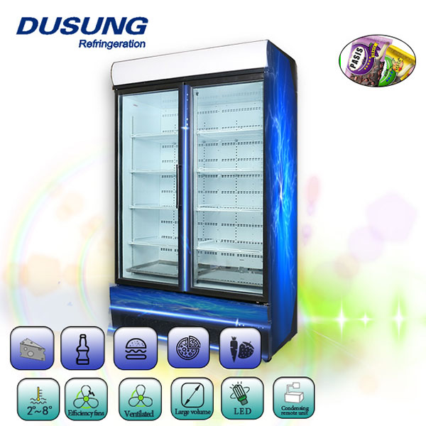 Bottom price Single Glass Door Chiller -
 Vertical Display Cooler – DUSUNG REFRIGERATION
