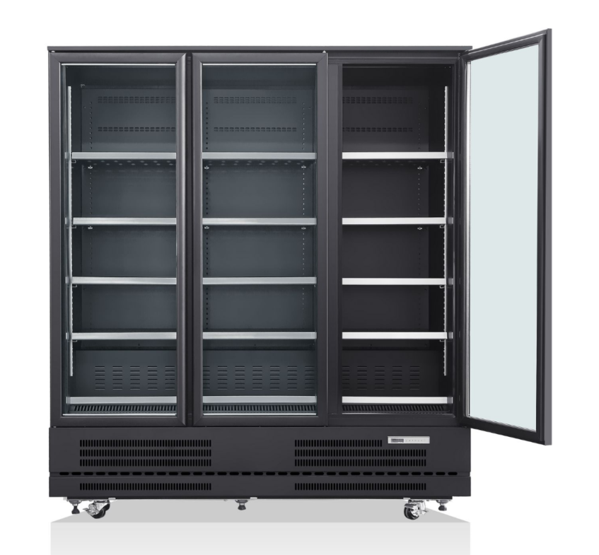 Hot-selling Two Door Bar Fridge -
 12-Commercial vertical 2 glass door freezer/refrigerator – DUSUNG REFRIGERATION