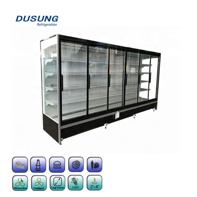 2017 China New Design Deep Freezer Showcase -
 Factory Wholesale Commercial Glass Door Refrigerator – DUSUNG REFRIGERATION