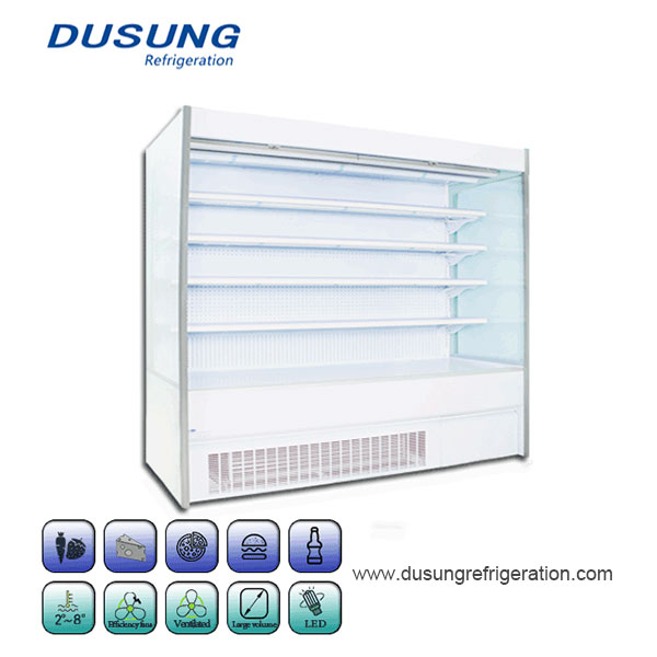 Cheapest Price Multideck Fridge -
 Commercial Refrigeration Equipment Double Air Curtain Of Fruits And Vegetables Refrigerated Display Cabinet – DUSUNG REFRIGERATION