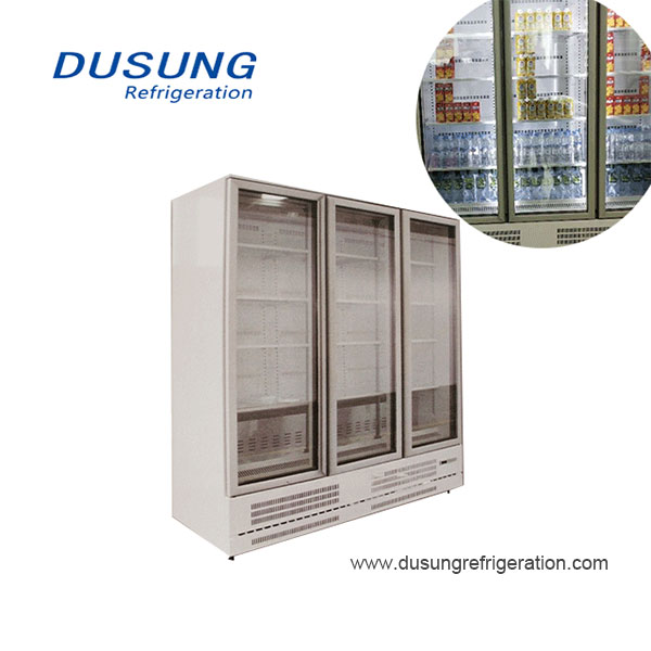 Factory Promotional Beverage Energy Drink Display Cooler -
 Commercial vertical 2 glass door freezer/refrigerator – DUSUNG REFRIGERATION