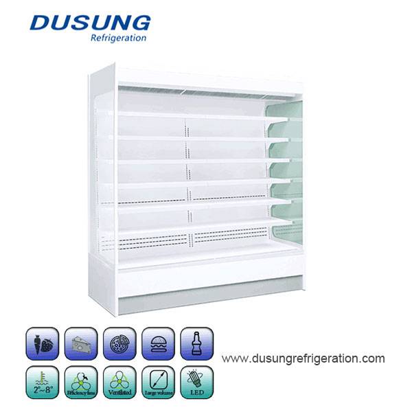 Best quality Island Freezer -
 Commercial Supermarket Vertical Display Showcase Cooler For Drinks – DUSUNG REFRIGERATION