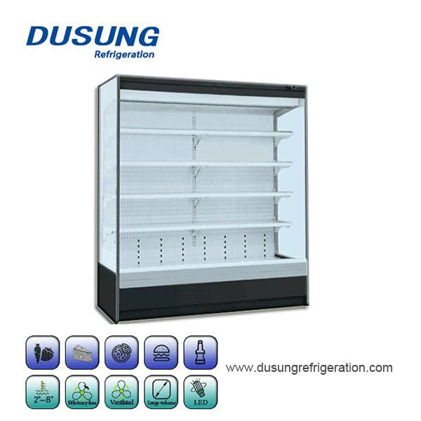 Factory wholesale Bottle Refrigerator -
 New Style E6 double air curtain commercial supermarket refrigerator display cabinet – DUSUNG REFRIGERATION