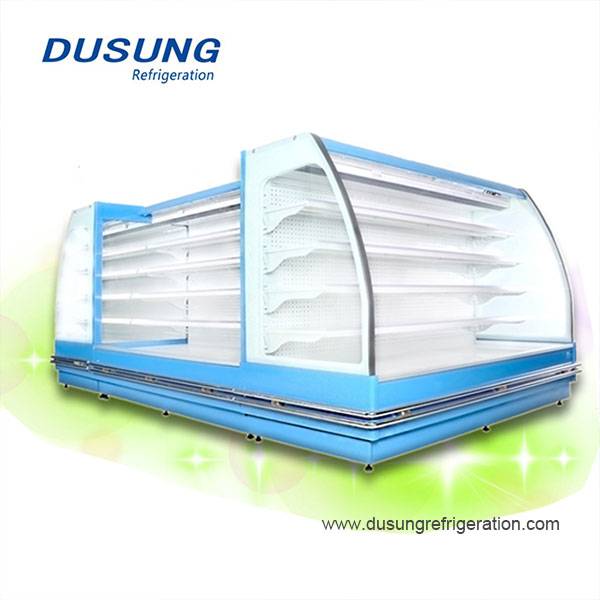 Trending Products Upright Beverage Cooler -
 Dusung Supermarket convenience stores Semi-high commercial refrigerator open display – DUSUNG REFRIGERATION