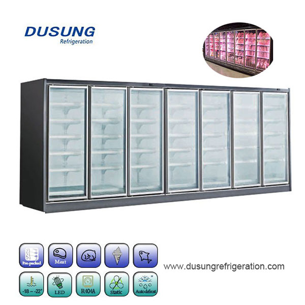 Factory Cheap Vertical Case -
 Glass door freezer for frozen food supermarkets – DUSUNG REFRIGERATION