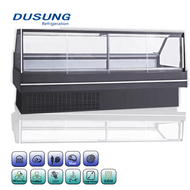 Factory wholesale Refrigerator Showcase Used -
 Single Temperature Supermarket Meat Shop Equipment – DUSUNG REFRIGERATION