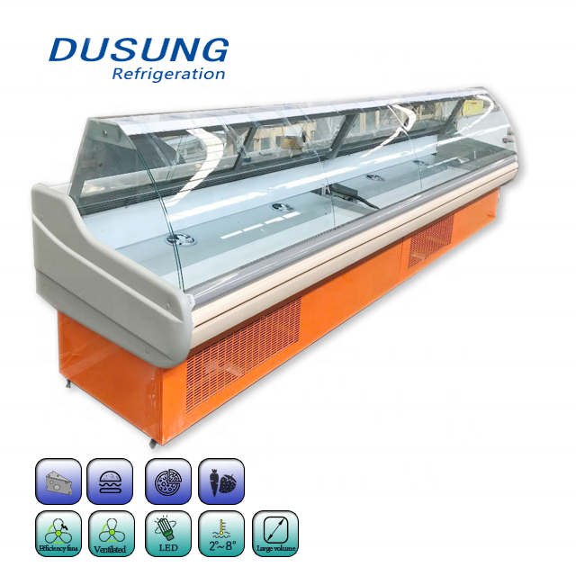 Manufactur standard Deli Case -
 Supermarket Meat Display Deli Refrigerator Glass – DUSUNG REFRIGERATION
