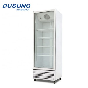 Supermarket Vertical refrigerator single door beverage cooler