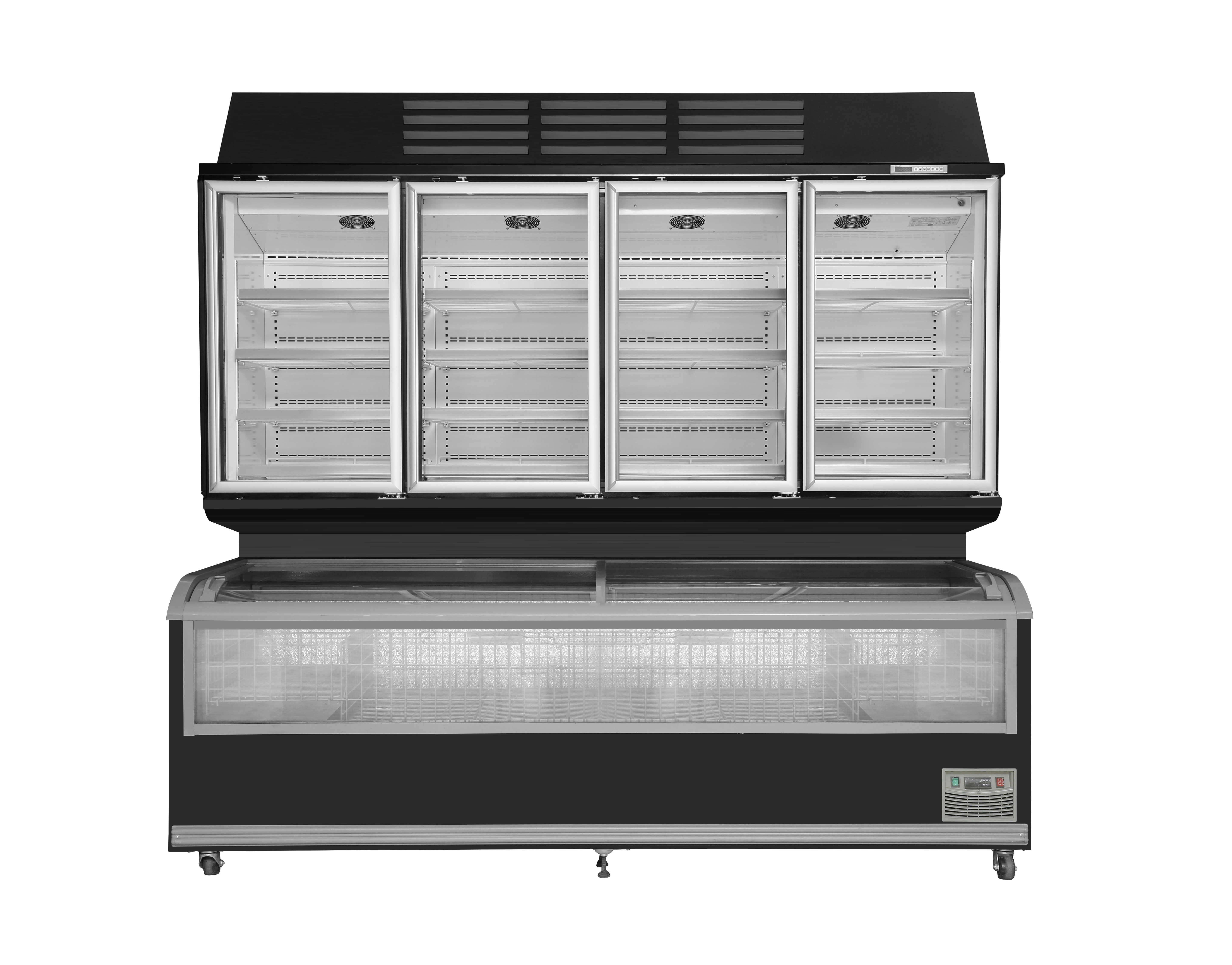 Leading Manufacturer for Dual Curved Glass Display -
 Dusung Commercial Chest freezer replaceable combined type chiller freezer – DUSUNG REFRIGERATION
