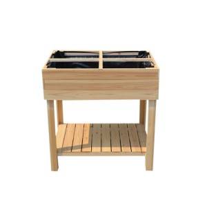 New Cheap Elegant Design Outdoor Wooden Garden Plant table shelf  EYG011