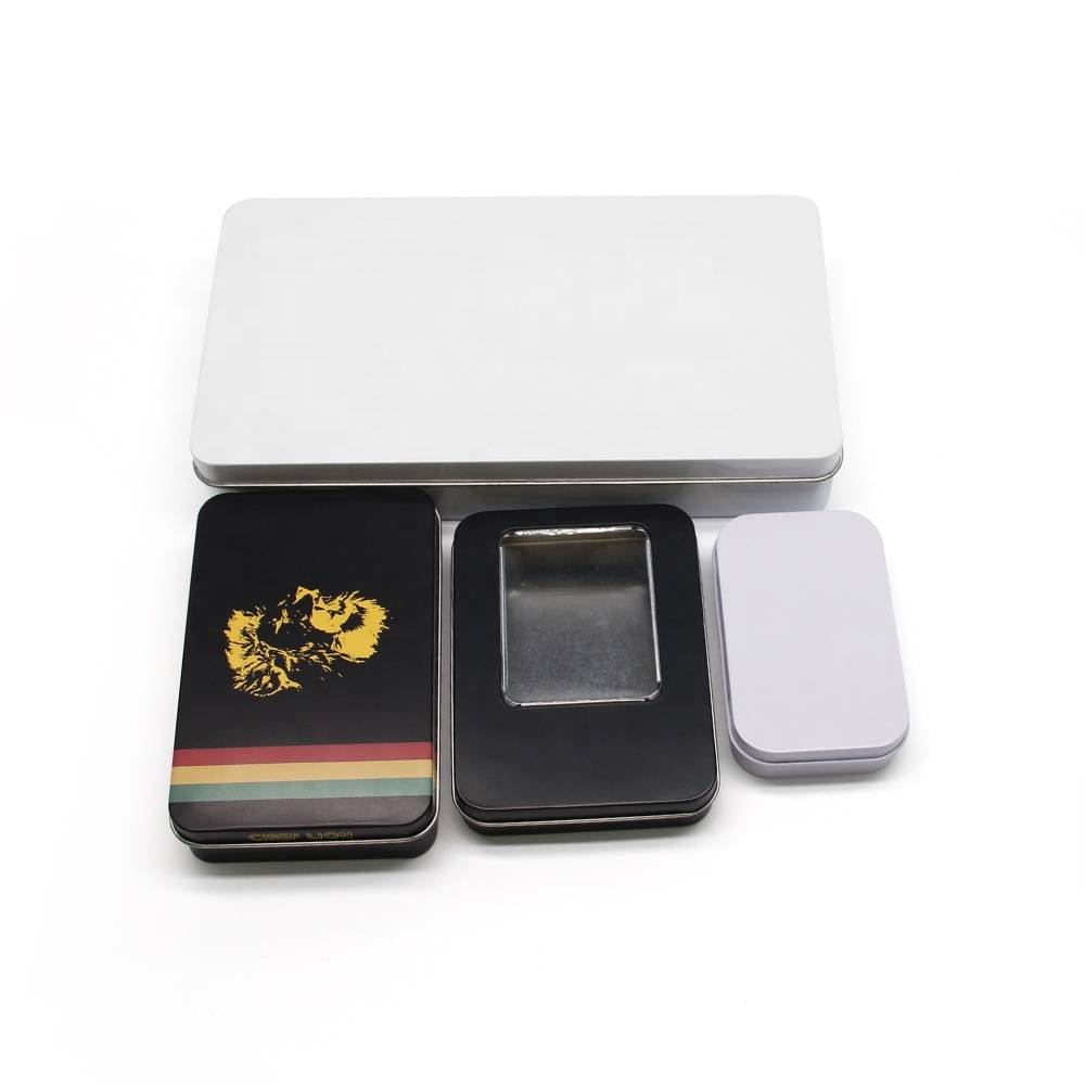 Eco friendly 7 pre roll cigarette joint  tin box packaging custom