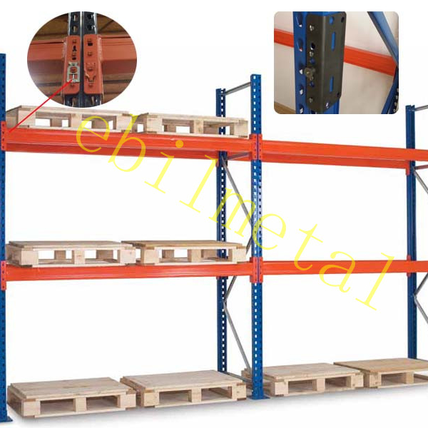Heavy duty steel fabric roll pallet warehouse racking systems