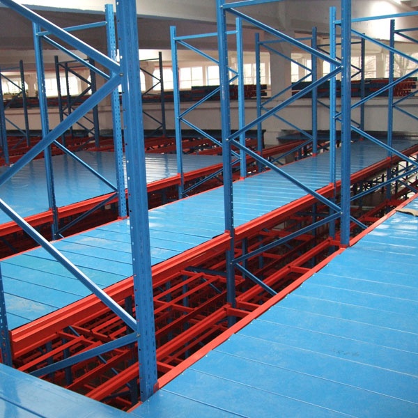 Ebil -Warehouse Rack Mezzanine Floor System Multi-Level Shelf Steel Platform