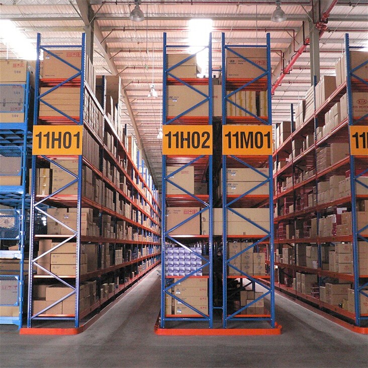VNA pallet racking/ Steel rack with high-quality guide rail