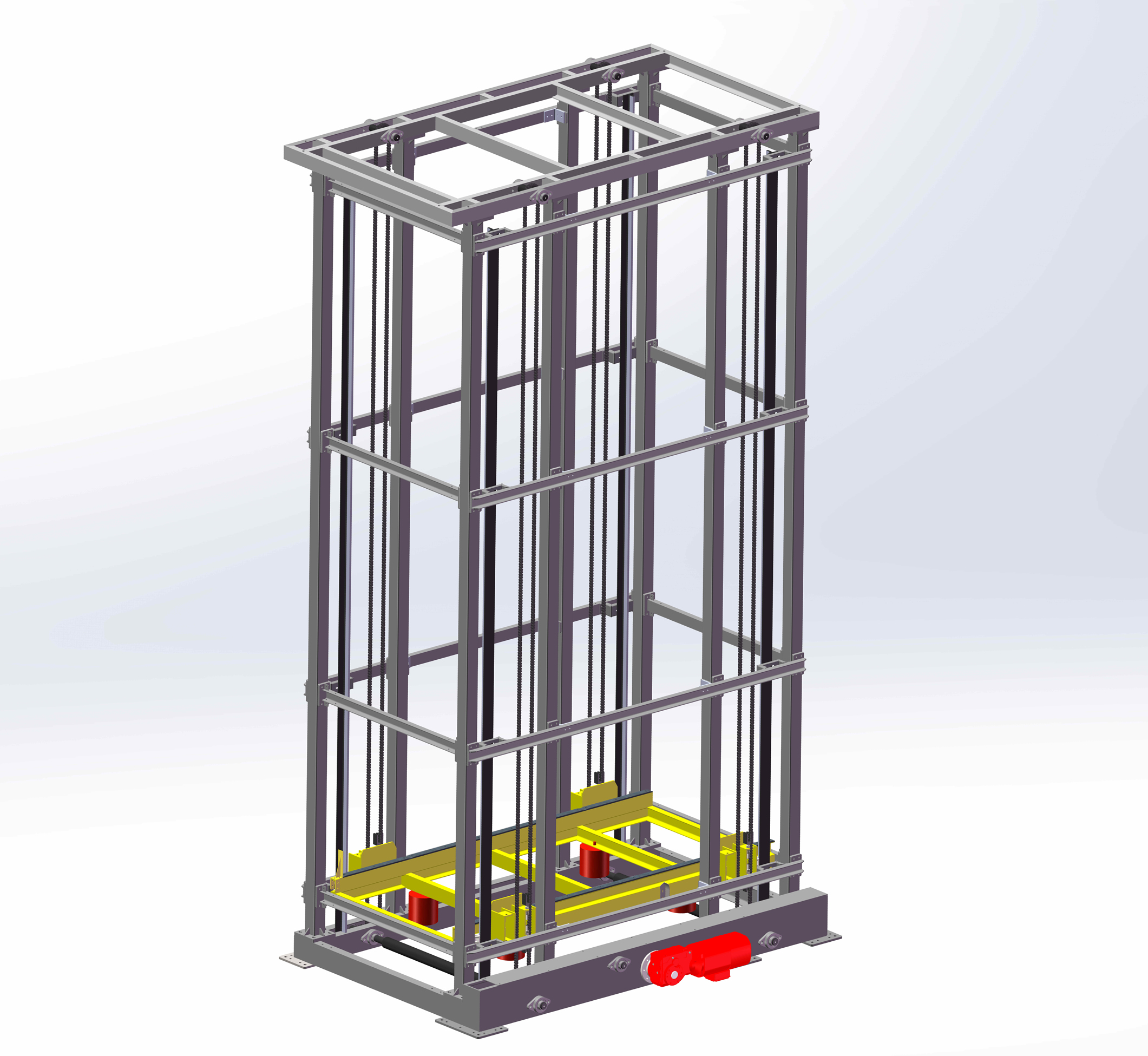 ,Level-shifting elevator For Warehouse Automatic Racking System