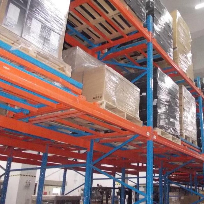 High quality storage equipment warehouse push back pallet rack