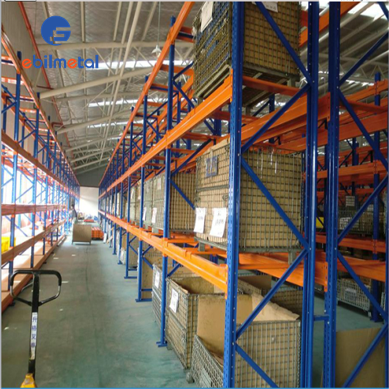 75mm Adjustable Q235B Steel Heavy Duty Warehouse Storage Pallet Rack