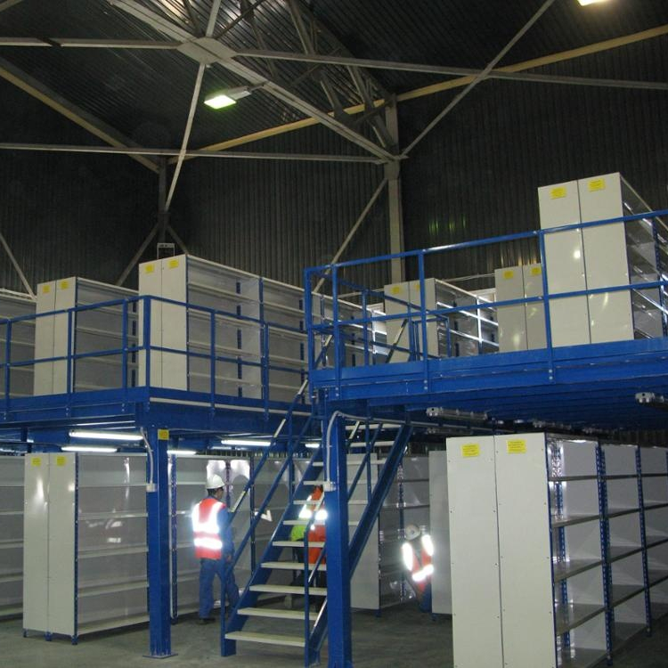 Save Storage Space Industrial Warehouse Heavy Duty Racks Steel Structure Mezzanine Platform
