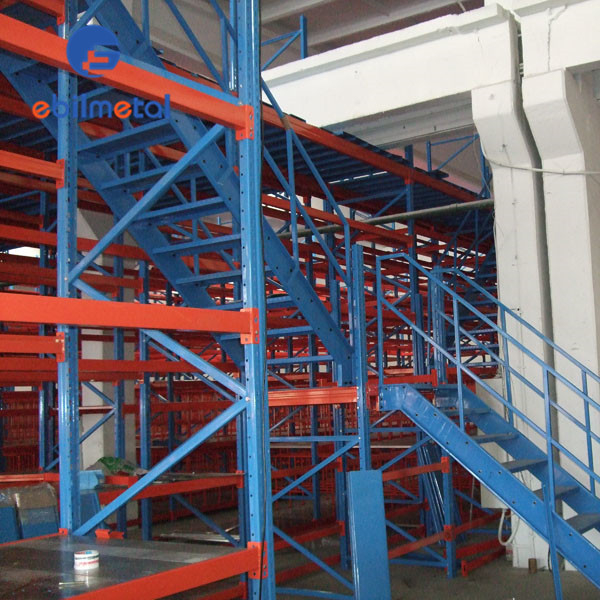 Hot Sale Fast Delivery Time  2-3 Levels Heavy Duty Steel Mezanine Racks For Warehouse Storage