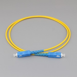 SC/PC to SC/PC Simplex G657A2 9/125 Singlemode PVC Fiber Patch Cable