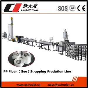 PP Fiber (Geo) strapping Production line