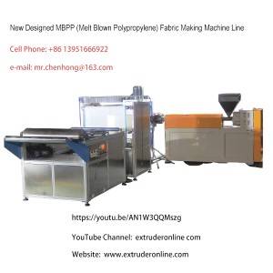 Melt Blown Polypropylene MBPP N90 N95Fabric Machine