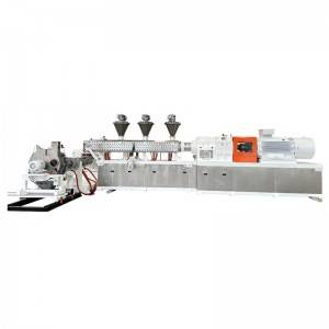 High Concerntrated Color Masterbatches Compounding Making Machine With Four Flights Screw