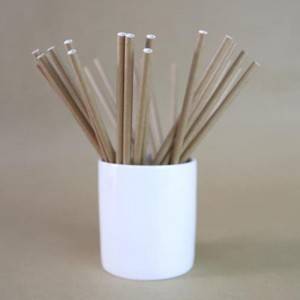Wider Natural Color Food Grade Paper Straws For Tea with milk