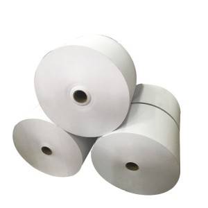 120gsm Weiß Kraft Papierrolle für Papier Stroh
