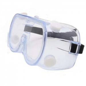 Óculos de proteção médica para isolamento de uso de proteção química transparente descartável