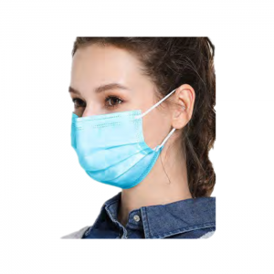 Reliable Supplier Adult mask nonwoven light blue disposable dental face mask 3ply medical facemask with earloop