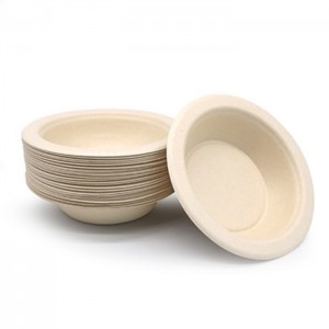 Waterproof Disposable Non PFAS Tableware Bowl For Microwave