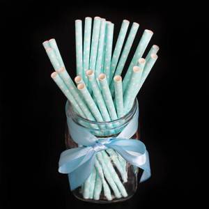 Customized Compostable 100% Biodegradable Paper Straws