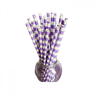 Bright Colors Beautiful Appearance Paper Straw For Food Safety Packaging