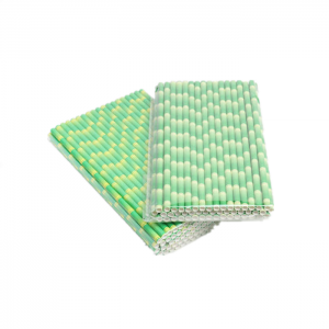 Food Safe Grade Bright Colors Beautiful Appearance Paper Straw