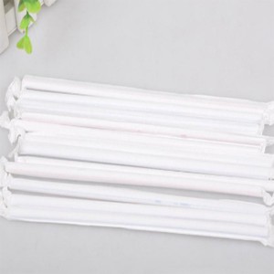 White Slitted  Straws Toothpick Wrapping Paper
